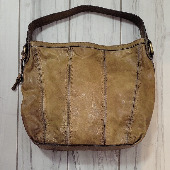 Fossil Leather Shoulder Bag